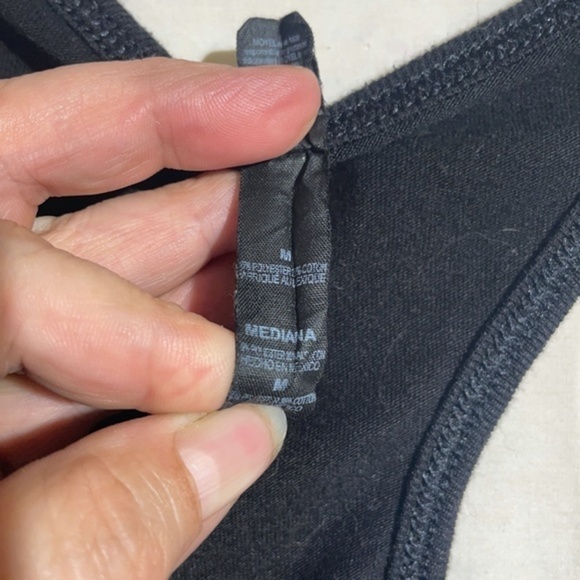 Deluxe by M&O Womens Black Racerback Tank Top Graphic Tattooed & Educated Size M - Picture 2 of 8